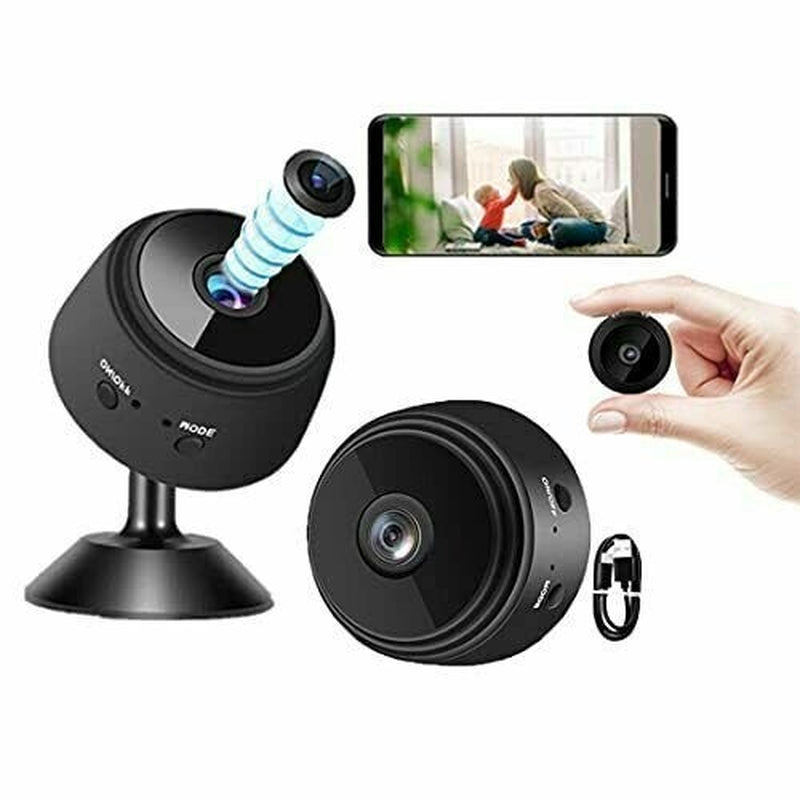 Mini Camara Oculta Espia De Seguridad Wifi 1080P Inalambrica Con Audio Y Video