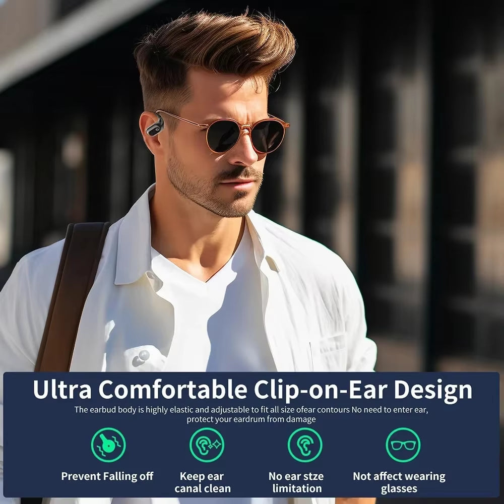 Ai Translators Earphone 144 Languages Wireless Bluetooth 5.4 Smart Voice Real Time Translator Headphones for Travel Business