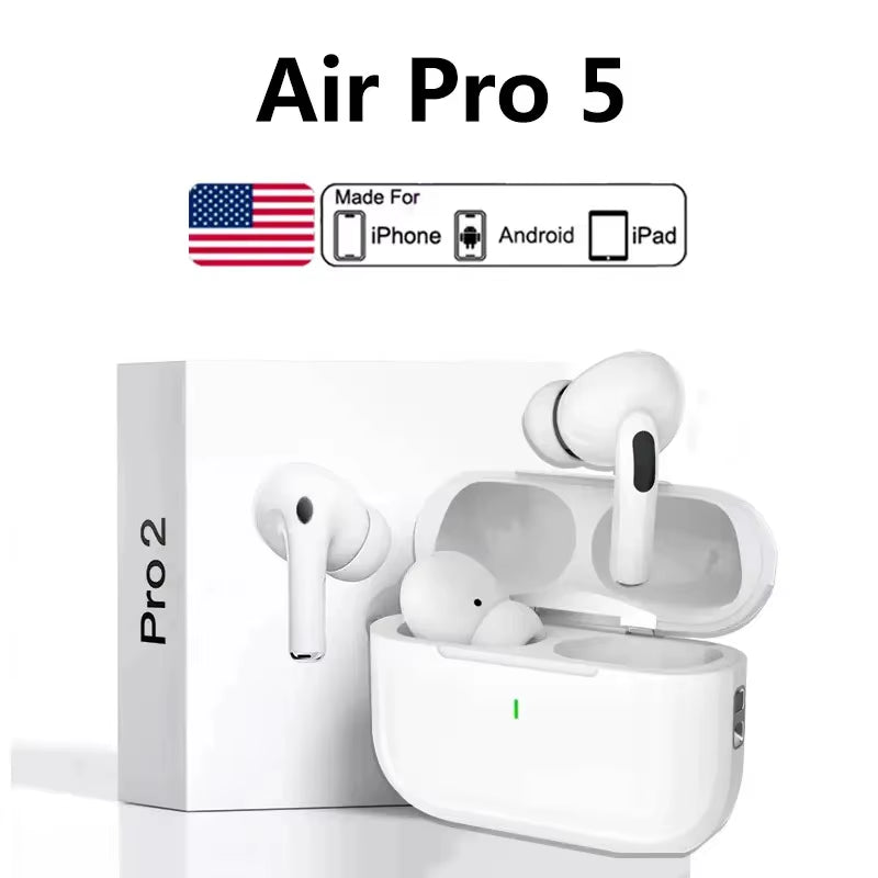 2025 New Air Pro True Wireless Bluetooth Earphones Headphones Hifi Sound Low Latency Noise Reduction Earbuds for Iphone Android