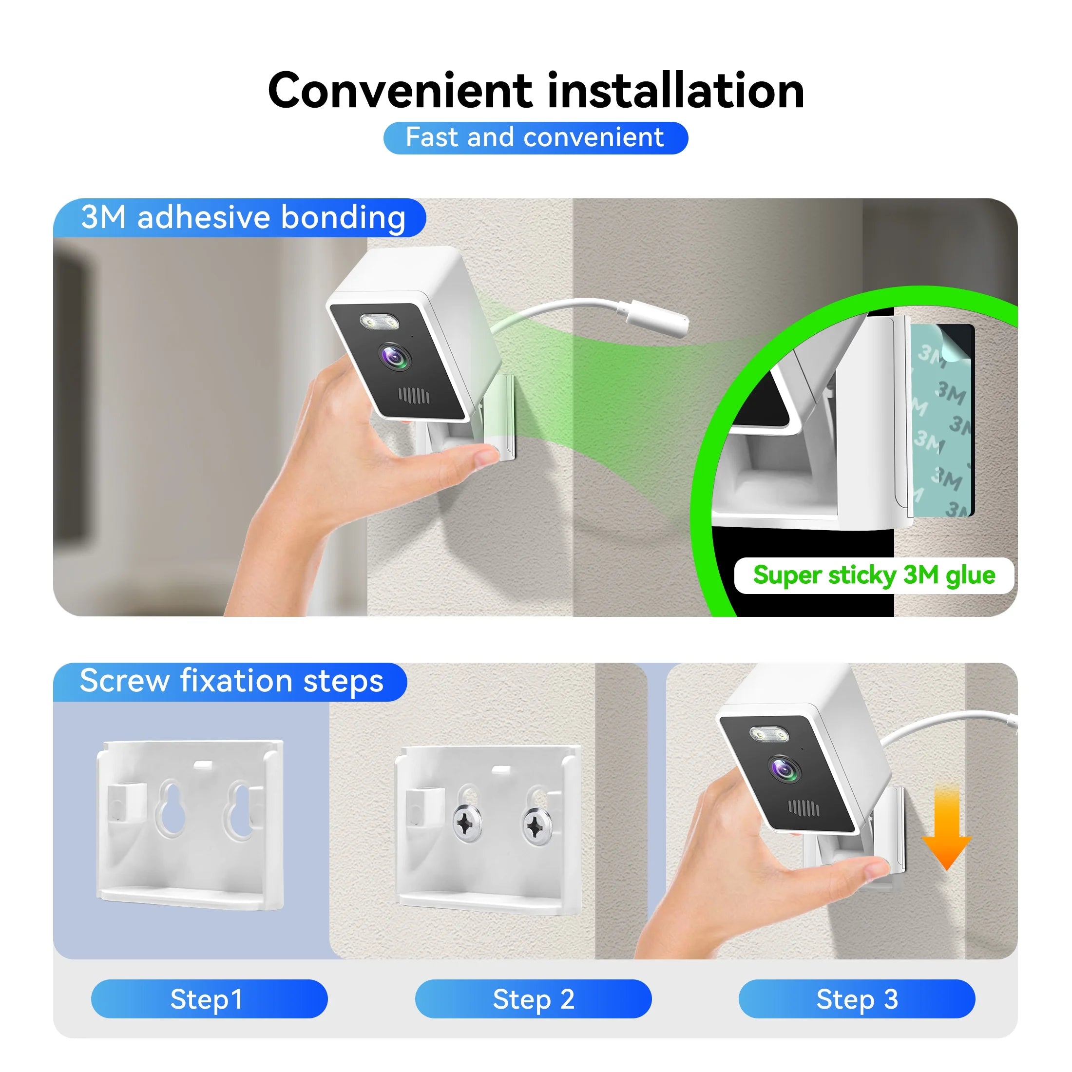 Indoor Security Camera 1080P Home Smart Camera with Wireless 2.4Ghz Wifi Monitor for Baby/Nanny/Pet/Dog