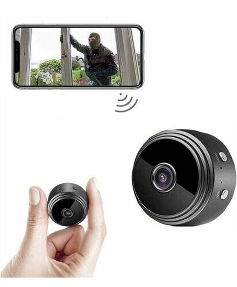 Mini Camara Oculta Espia De Seguridad Wifi 1080P Inalambrica Con Audio Y Video