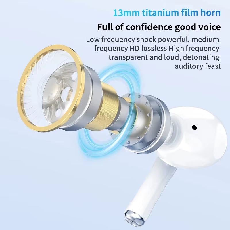 2025 New Air Pro True Wireless Bluetooth Earphones Headphones Hifi Sound Low Latency Noise Reduction Earbuds for Iphone Android