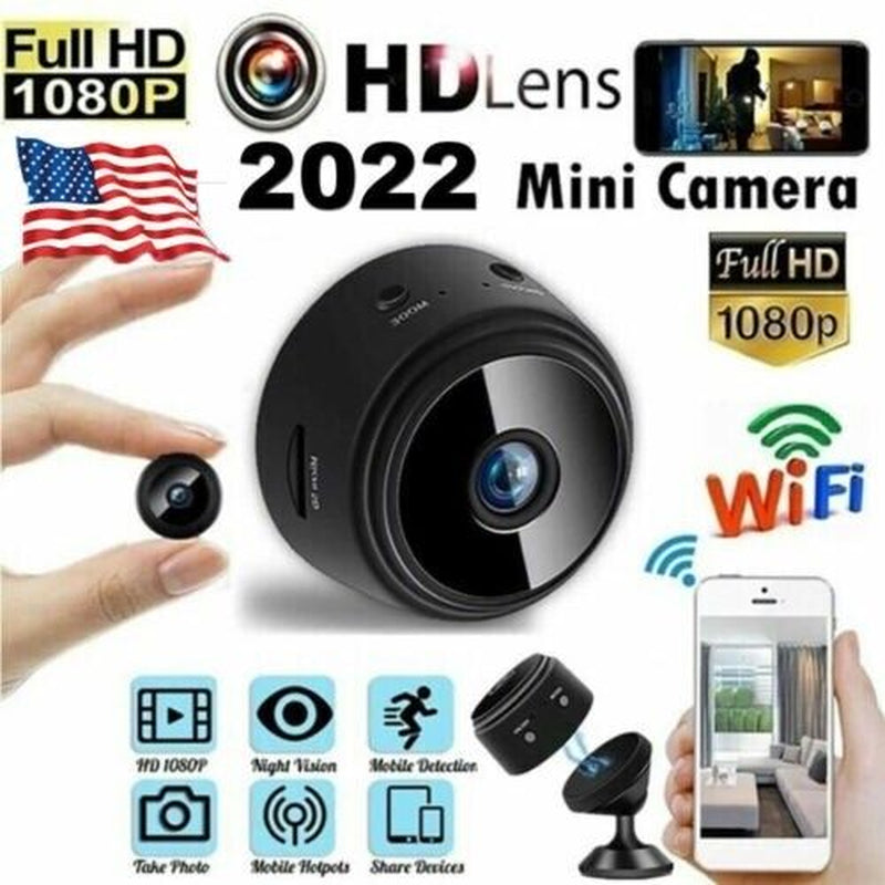 Mini Camara Oculta Espia De Seguridad Wifi 1080P Inalambrica Con Audio Y Video
